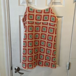Crochet Mini Dress